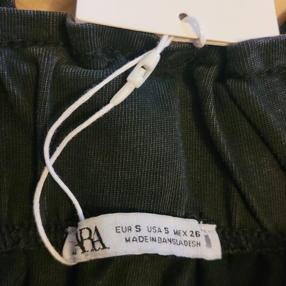 NWT Zara Harem boho‎ pant,Retro, 70s,baggy,wide leg,cropped,100% cotton - Picture 10 of 11